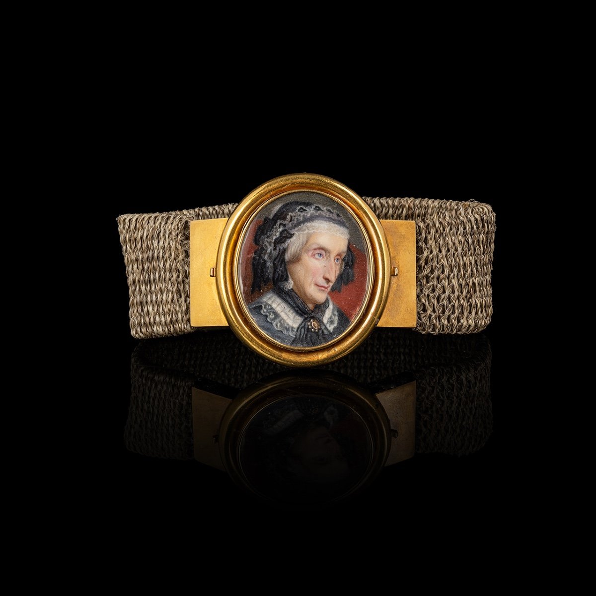 A Royal Bracelet With The Portrait Of Queen Marie-amélie Of Bourbon-siciles-photo-3