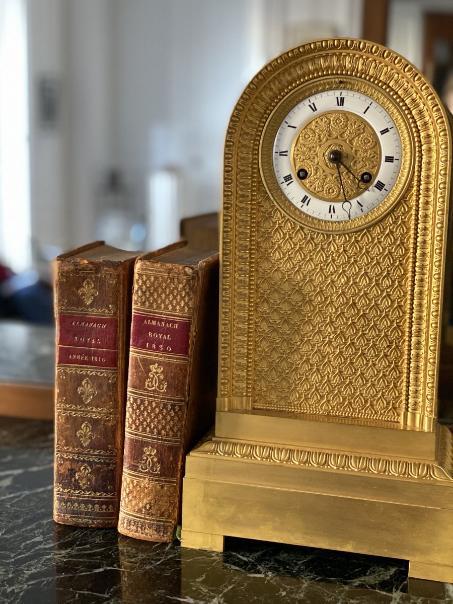 Royal Almanac For The Year 1816 With The Arms Of King Louis XVIII Of France Calf Binding-photo-3