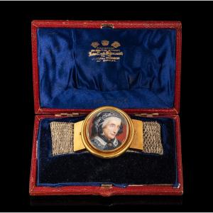 Un Bracelet royal au portrait de la reine Marie-Amélie de Bourbon-Siciles