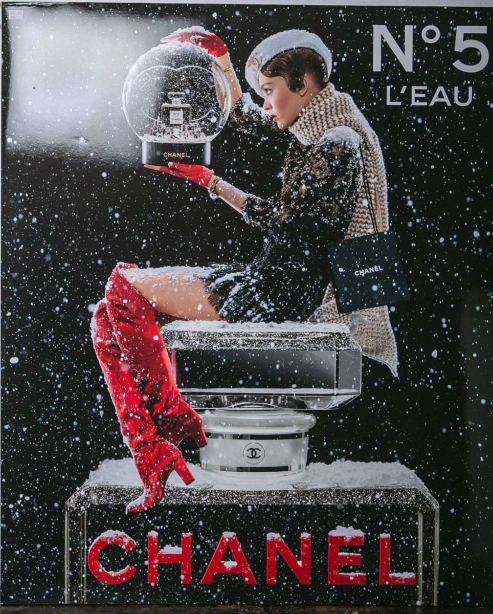 Chanel Double Sided Advertising Sign-photo-1