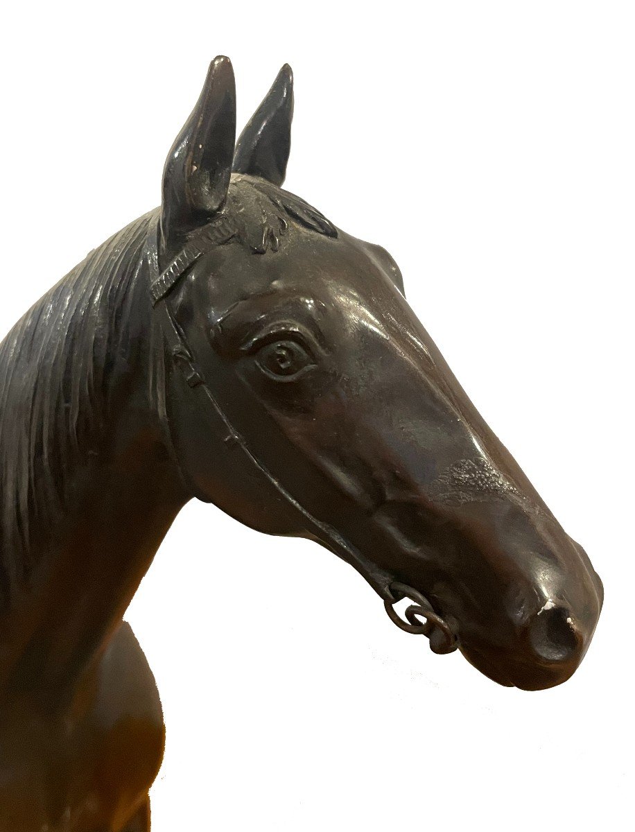 Bronze Of A Horse Art Deco German Around 1910.-photo-2