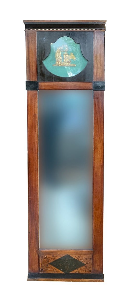 Pillar Mirror South Germany Circa 1820.-photo-8