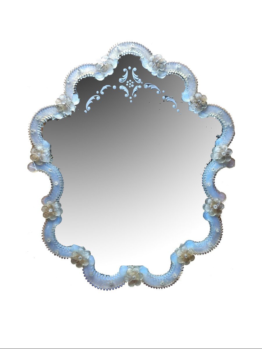 Miroir Décoratif  Murano Vers 1920