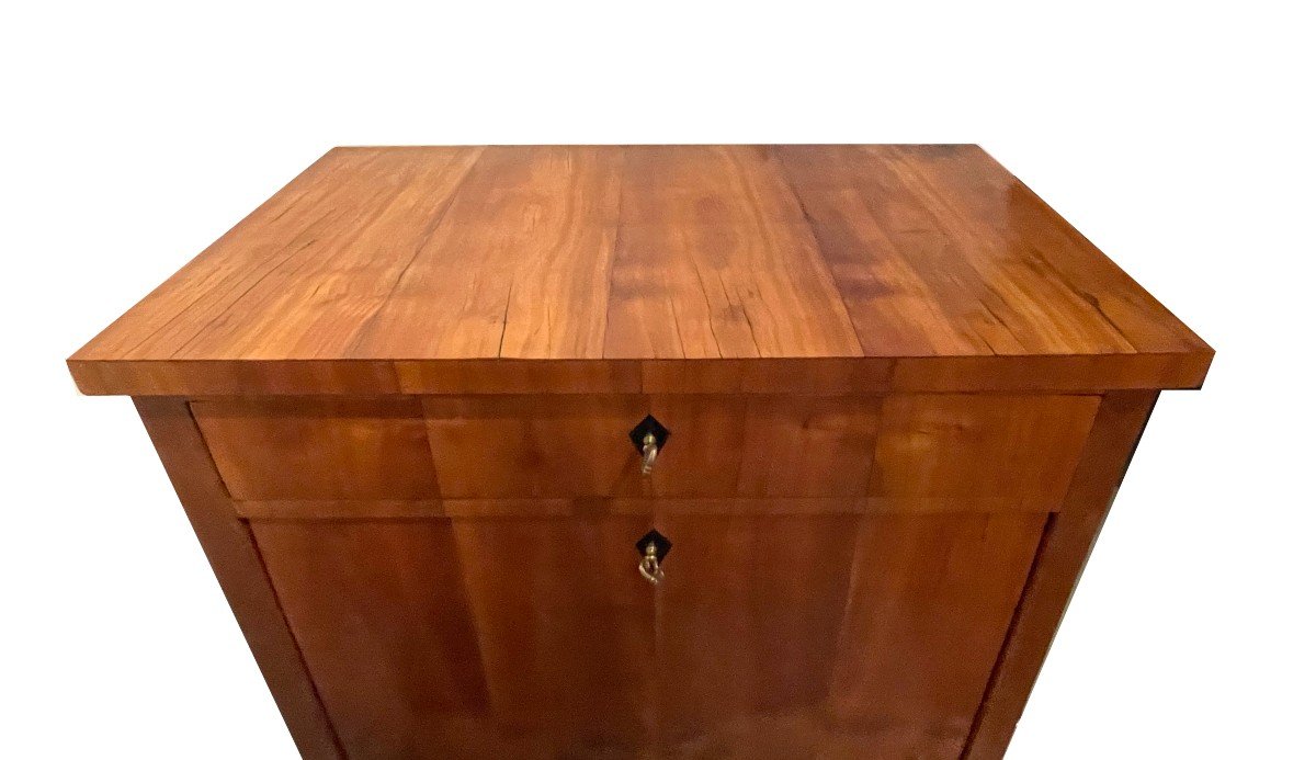 Dainty Biedermeier Cherrywood Secretary Munich/south Germany Circa 1810-1820.  -photo-6