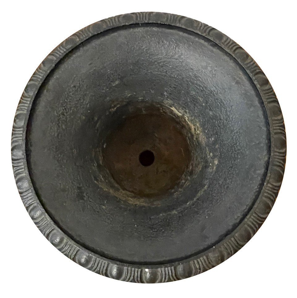 Paire De Grands Vases En Fer, XIXe Siècle  France, Vers 1860.-photo-2
