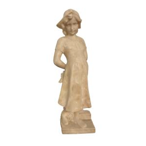 Sculpture En Albâtre France Vers 1900