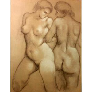 Aristide Maillol (1861-1944) impression sur papier. Représentations féminines.