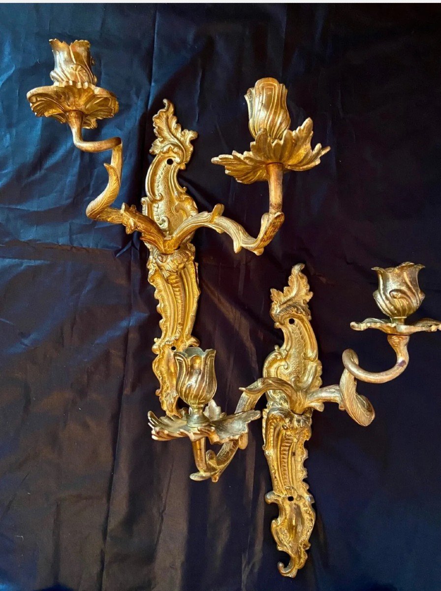 Precious Pair Of Regency Period Sconces