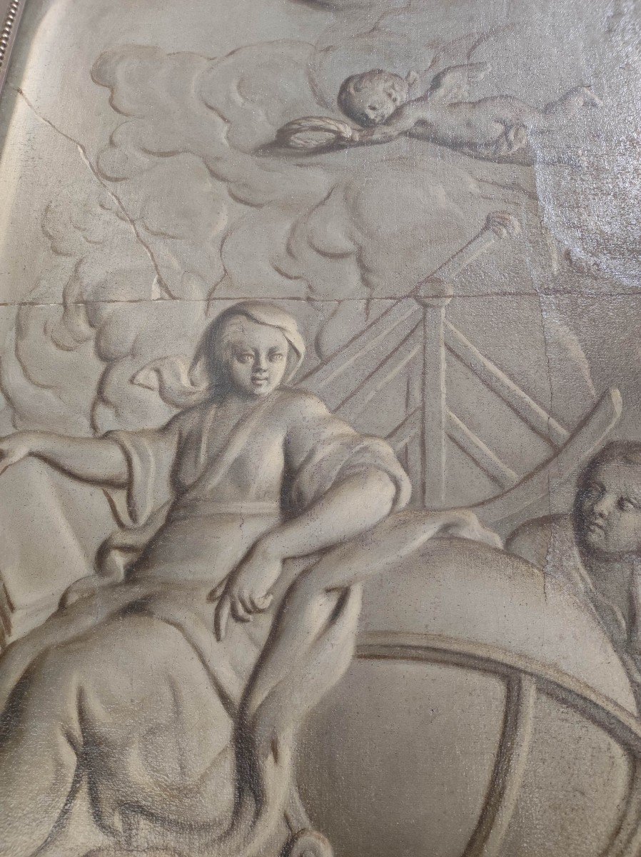 Grisaille Signée Dominique Doncre, 1773-photo-2