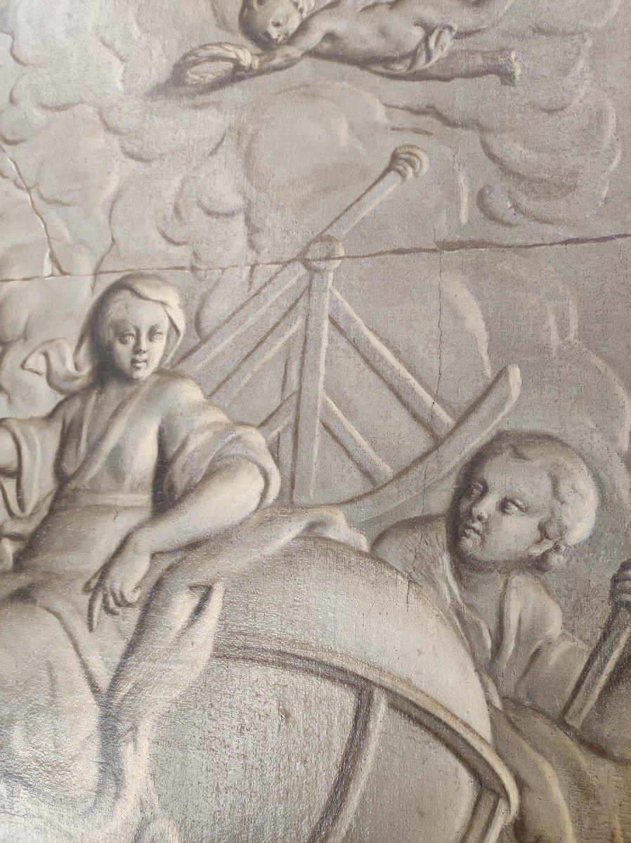 Grisaille Signée Dominique Doncre, 1773-photo-3