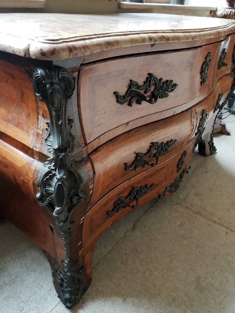 Important Louis XV Tomb Commode To Restore-photo-3