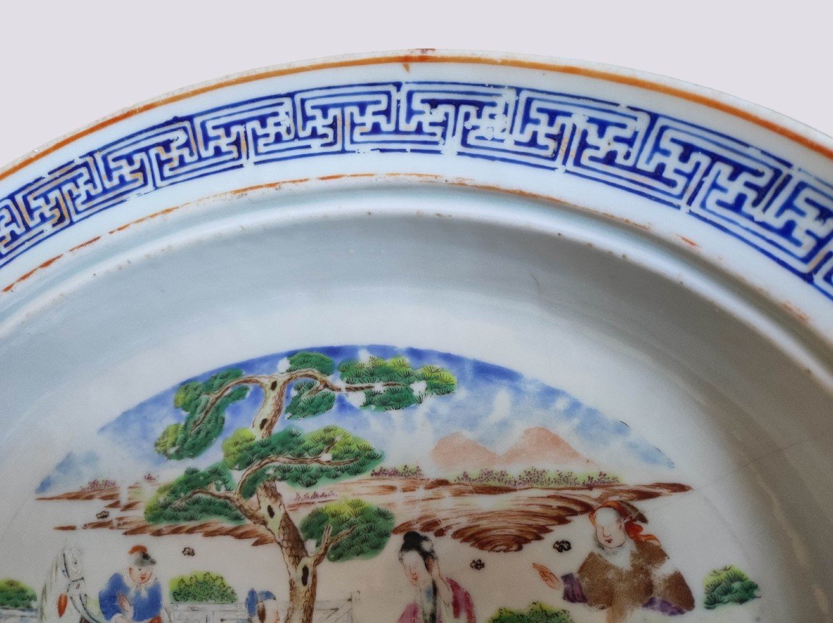 China Porcelain Dish XVIIIth India Company-photo-3