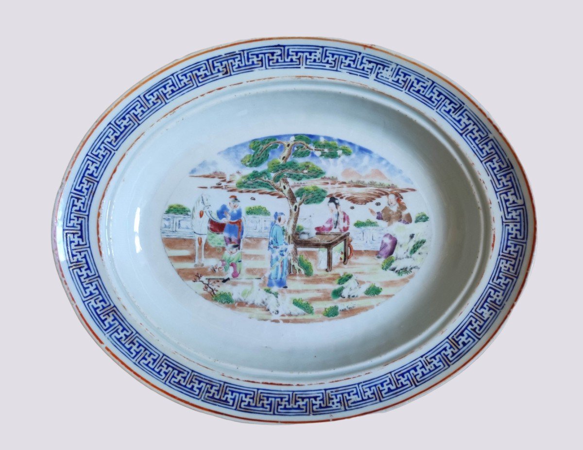 China Porcelain Dish XVIIIth India Company