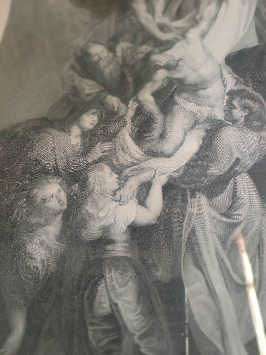 Large Engraving Descent From The Cross Rubens-photo-1