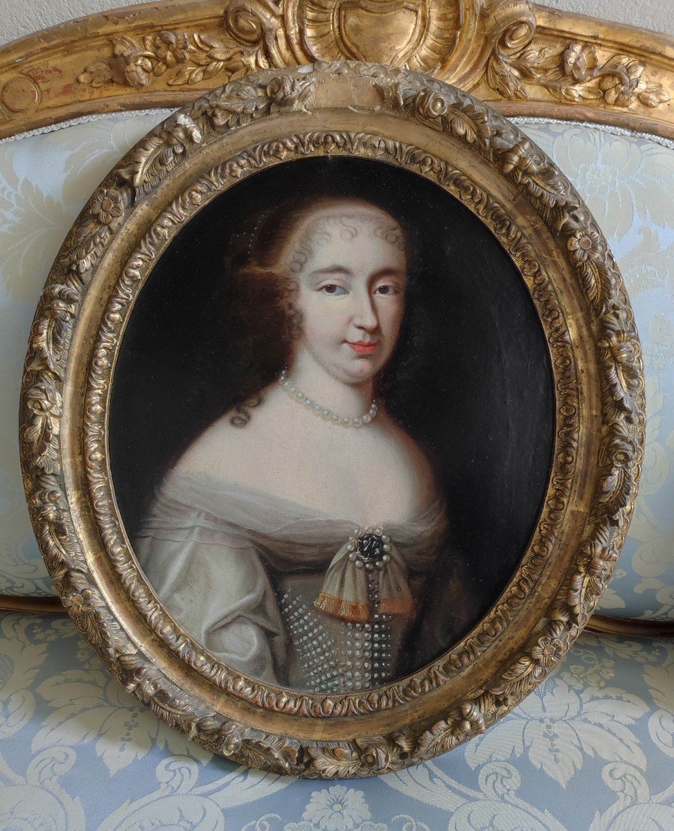 Portrait Of Lady Att. To Henri Or Charles Beaubrun