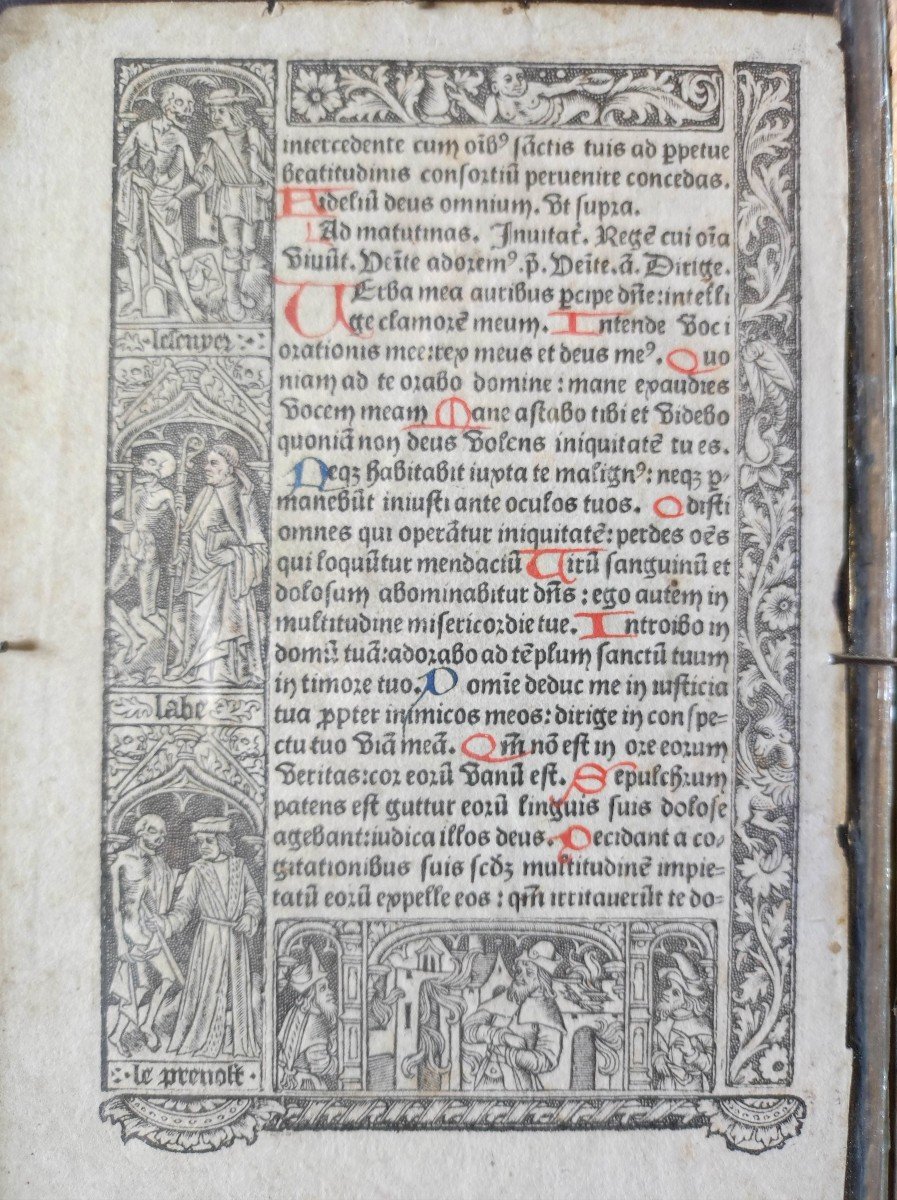 2 Feuillets Recto-verso d'Un Incunable XVème Siècle-photo-4