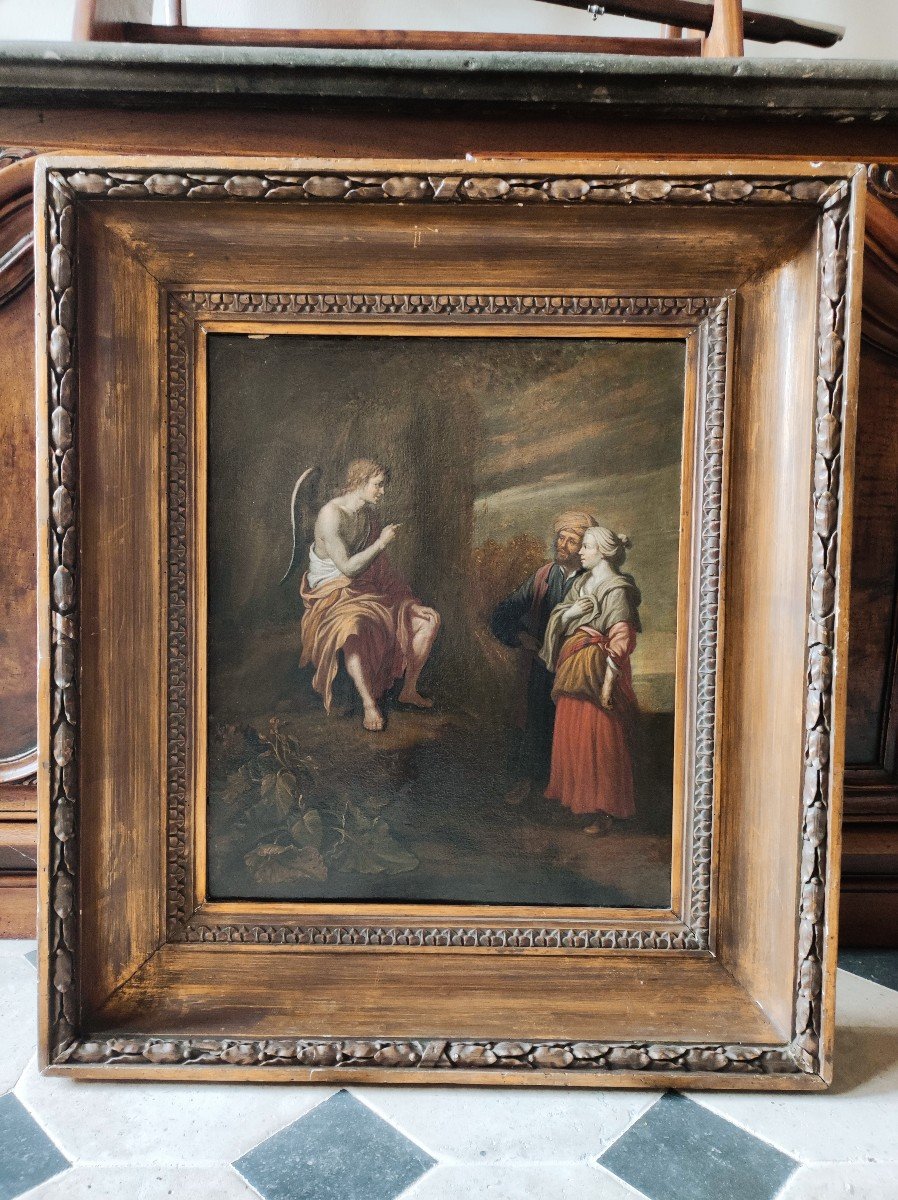 The Angel Appearing To Manoah And His Wife, Amsterdam 17th Century-photo-1