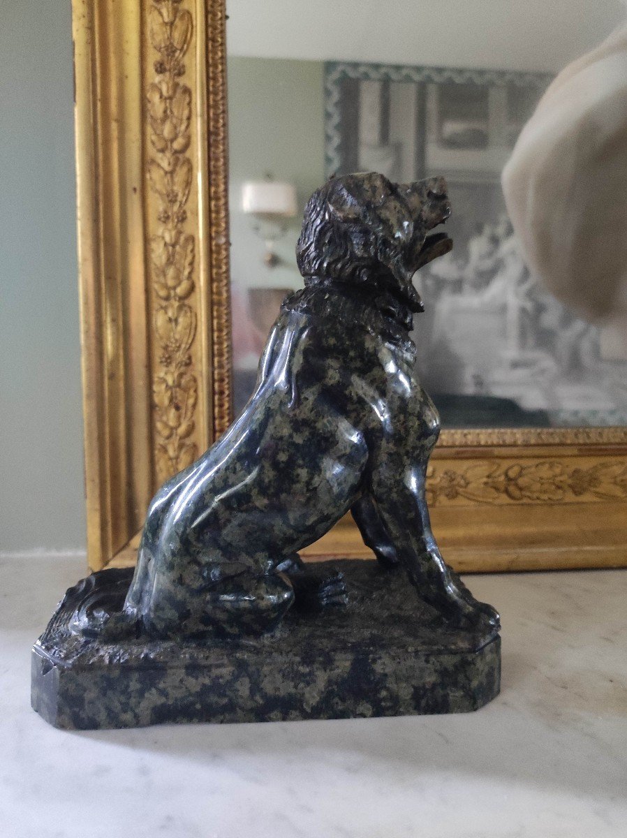 Pair Of Jennings Serpentine Dogs Circa 1800 After The Antique-photo-2