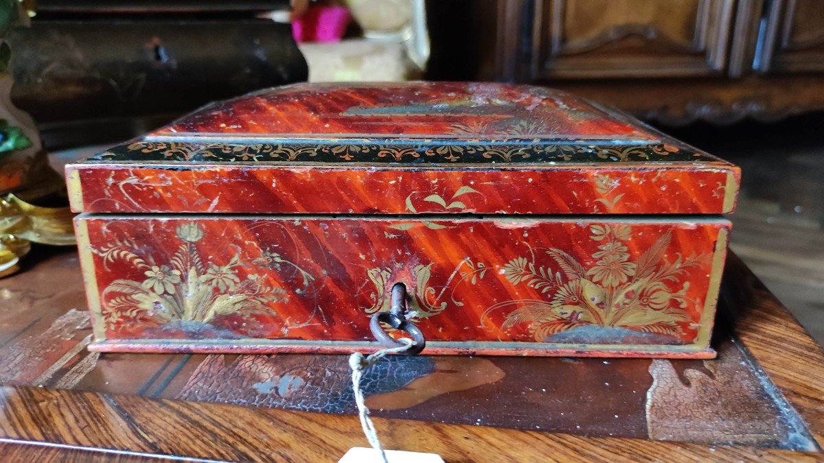 18th Century Martin Varnish Box-photo-3