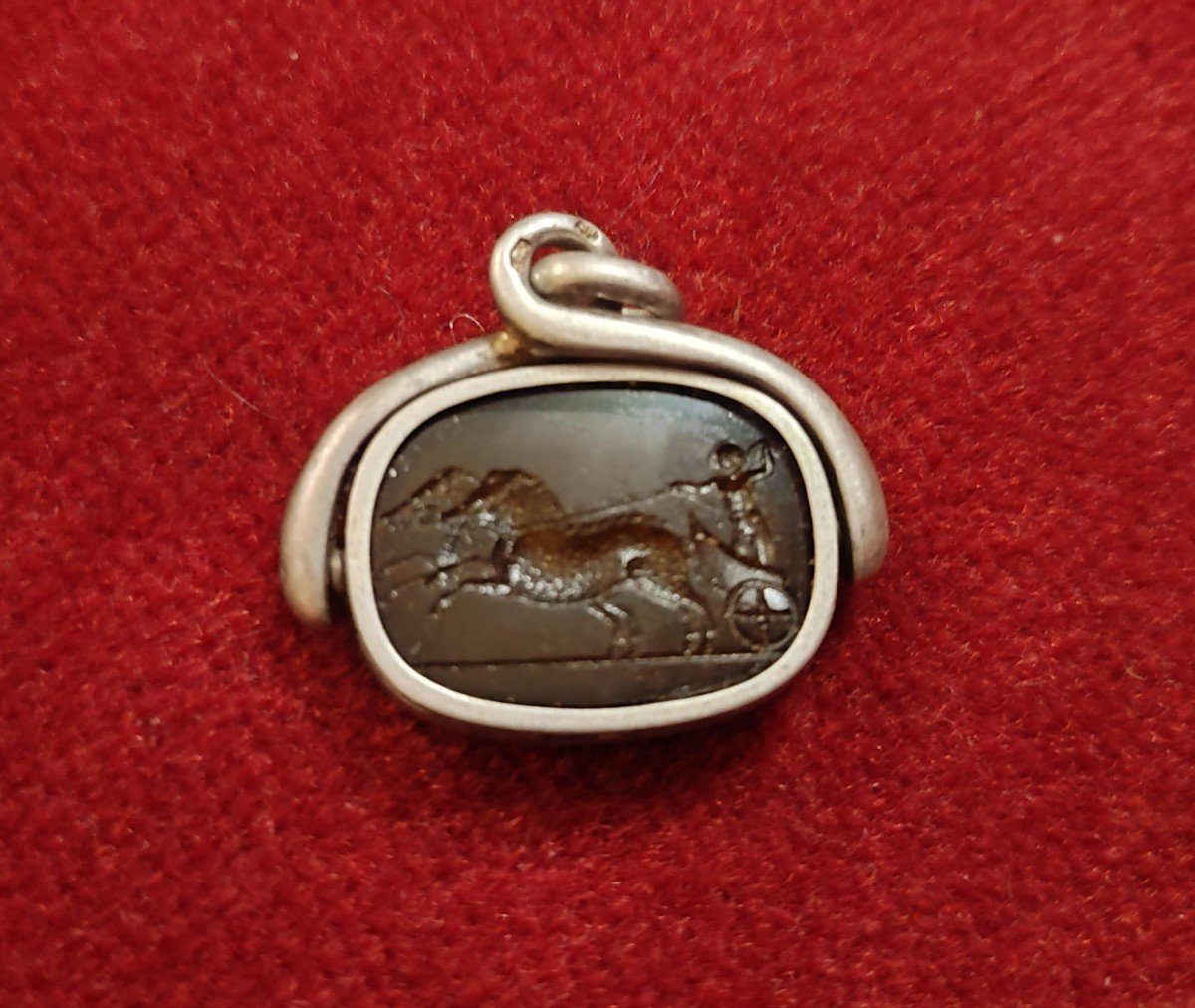 Roman Intaglio Mounted Silver-photo-1