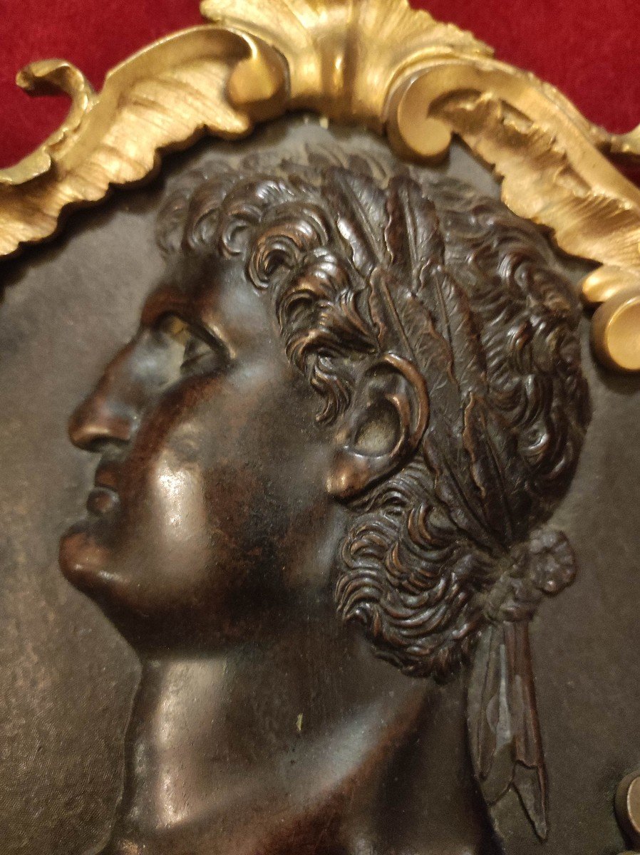 Profil De l'Empereur Néron, Bronze XVIIIème-photo-3