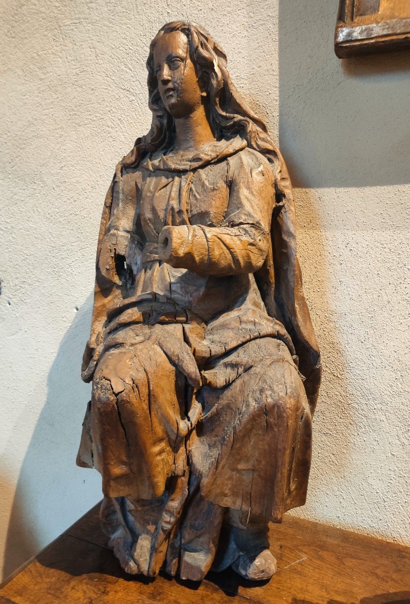 Statue Madone XVIème Siècle