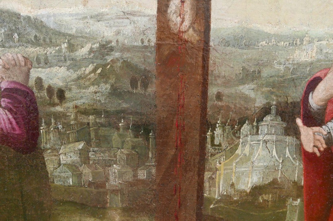 Crucifixion, Flanders, End Of The 16th Century-photo-3