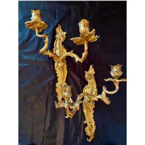 Precious Pair Of Regency Period Sconces