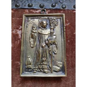 XVII/18th Century Bronze Devotional Plaque