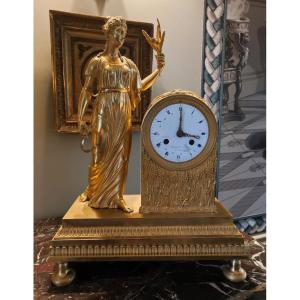 Empire Period Clock Ceres, By The King, Clockmaker To The Emperor