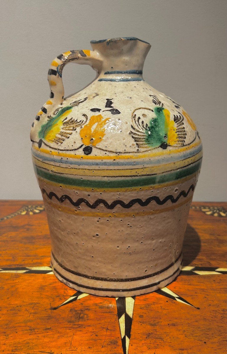 Alcuza Or Oil Jug, From Puente Del Arzobispo, 19th Century  19th Century