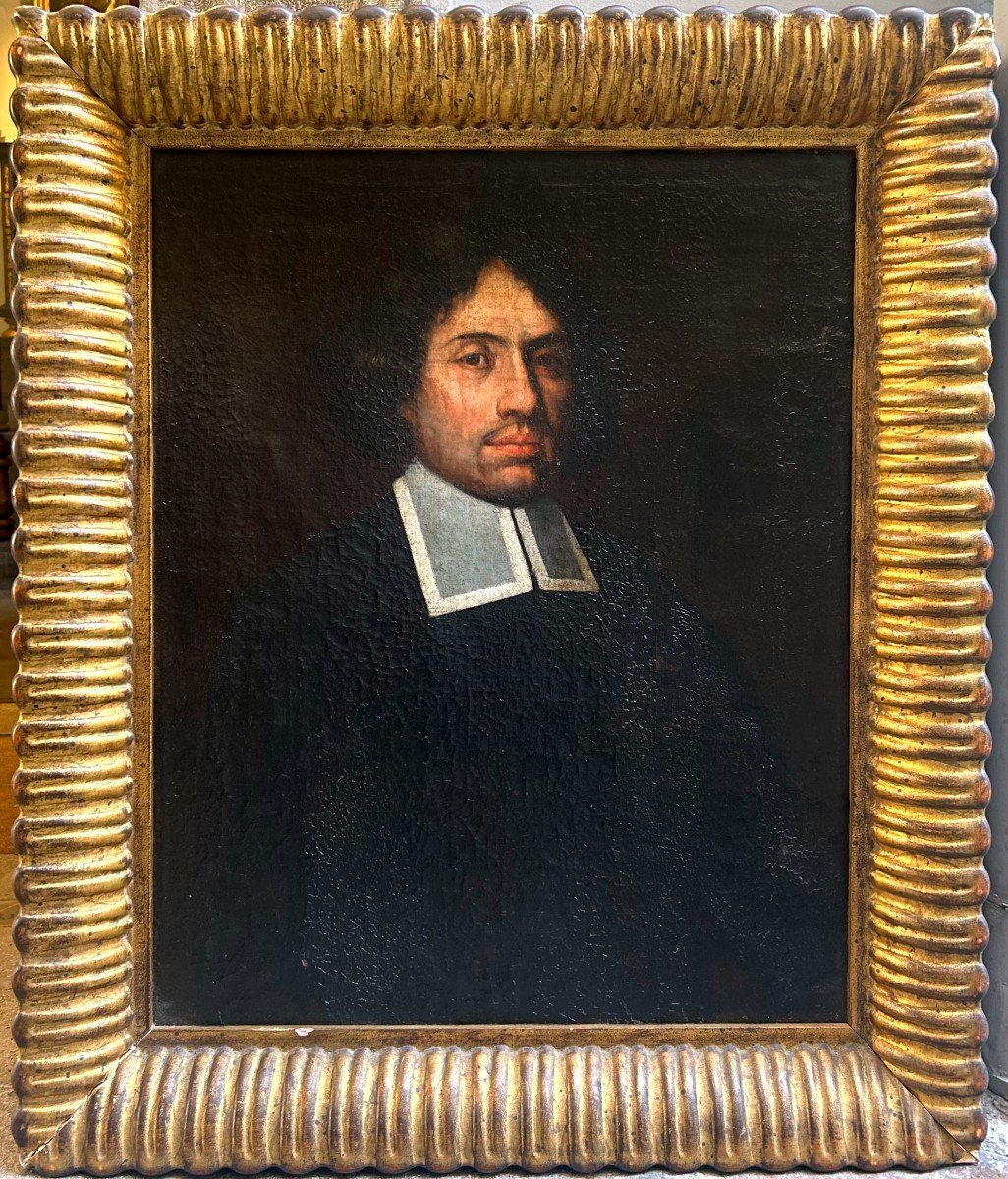 Portrait Of A Gentleman, Oil On Canvas, Second Half Of The 17th Century-photo-2