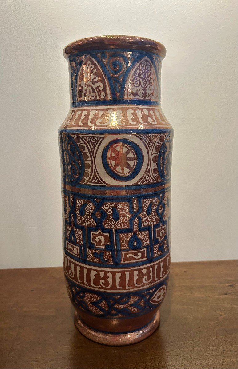 Pharmacy Jar, Manises Ceramic, By La Ceramo, 20th Century-photo-2