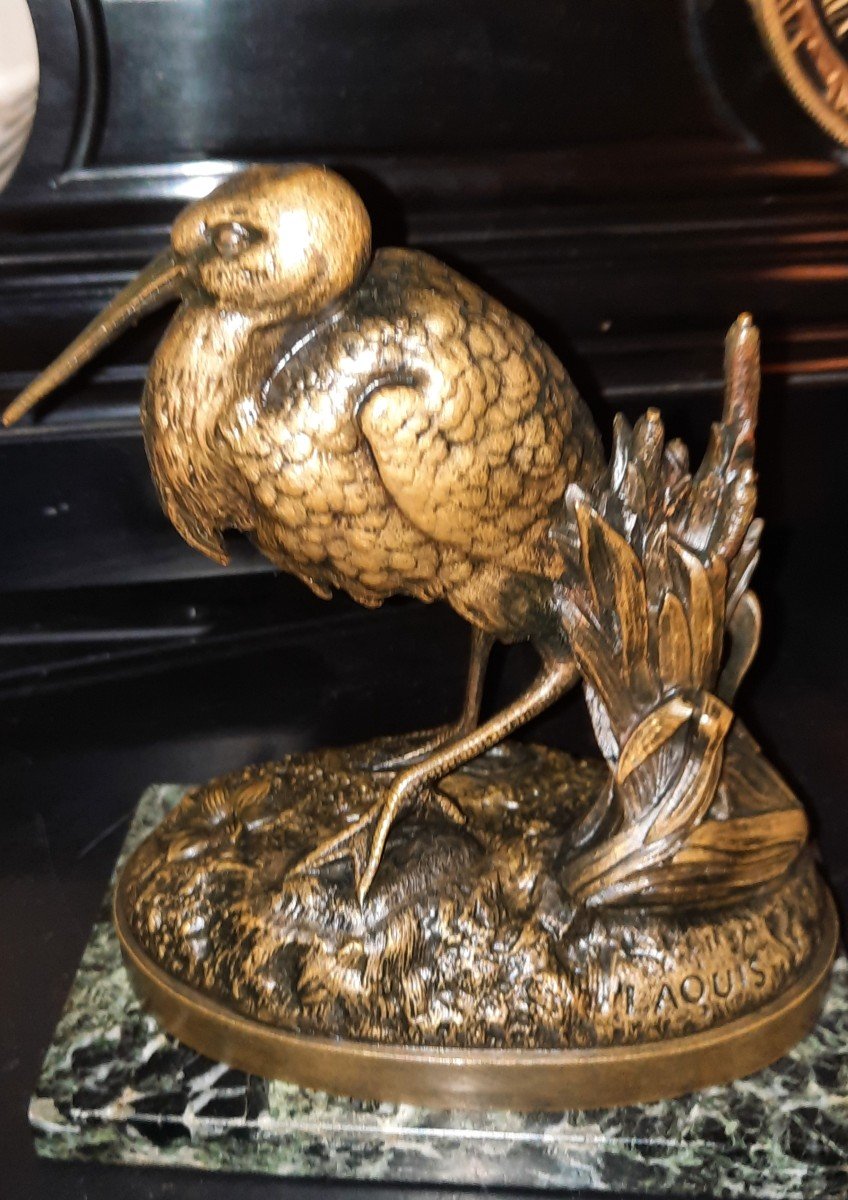 Heron Bronze Lacquered 1816-1887-photo-1