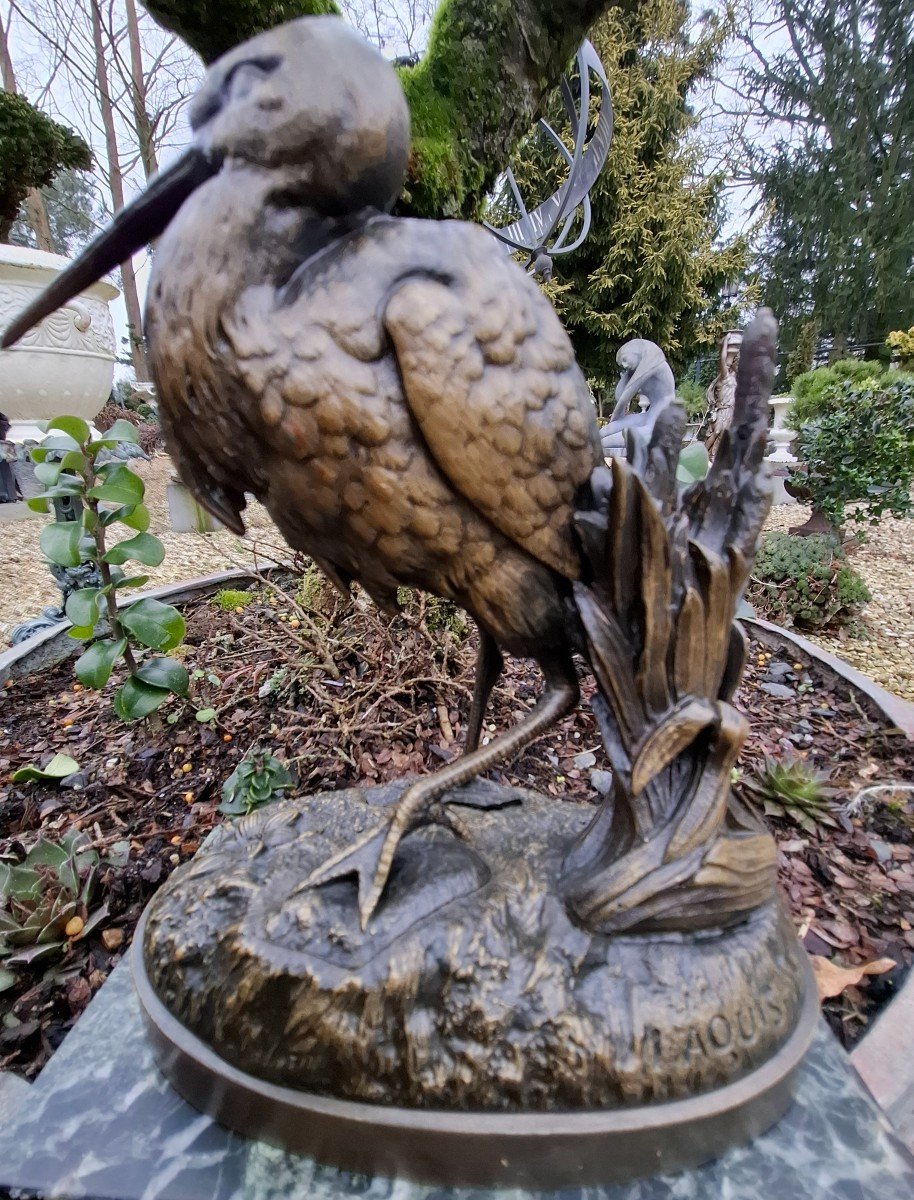 Bronze Heron Laquis 1816/1887-photo-2