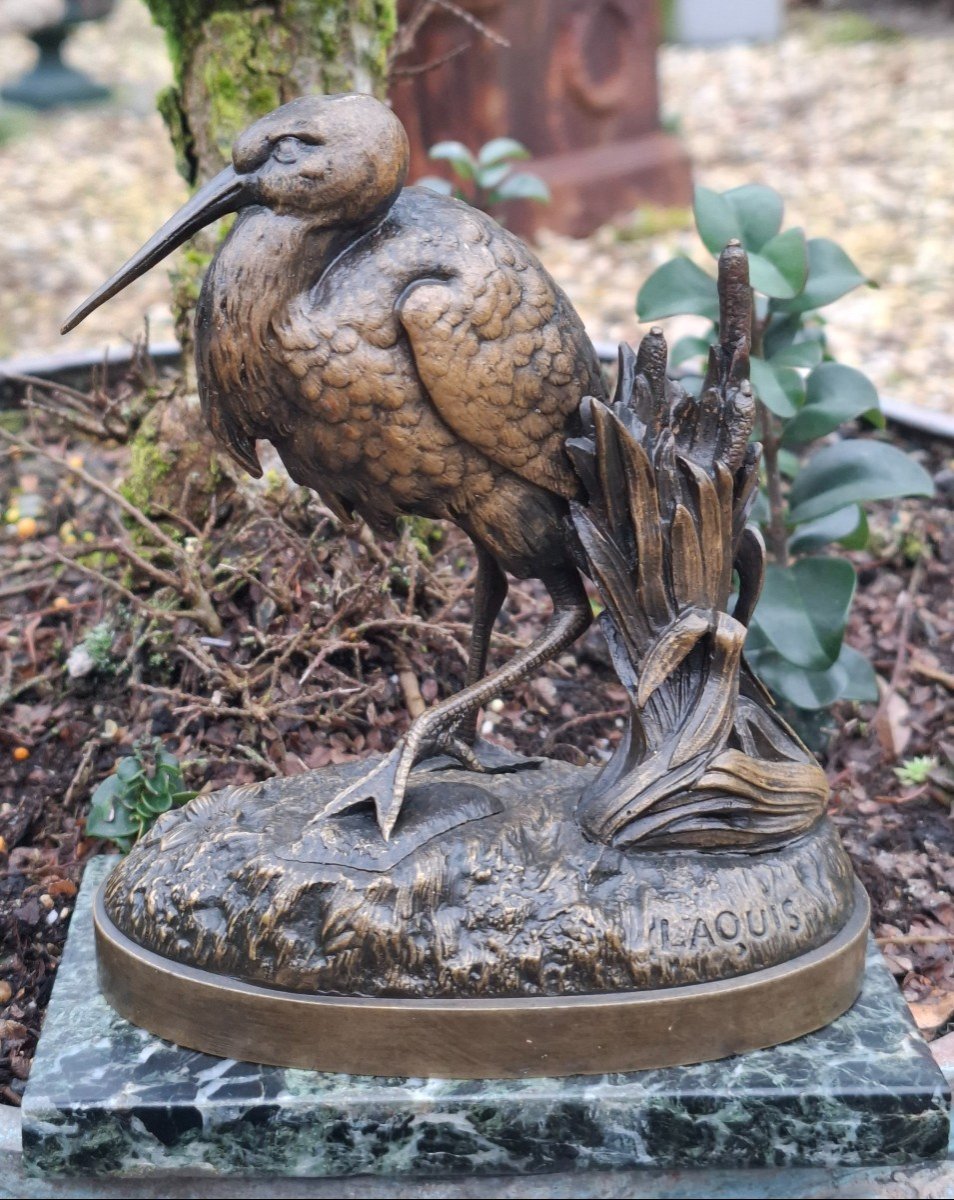 Bronze Heron Laquis 1816/1887