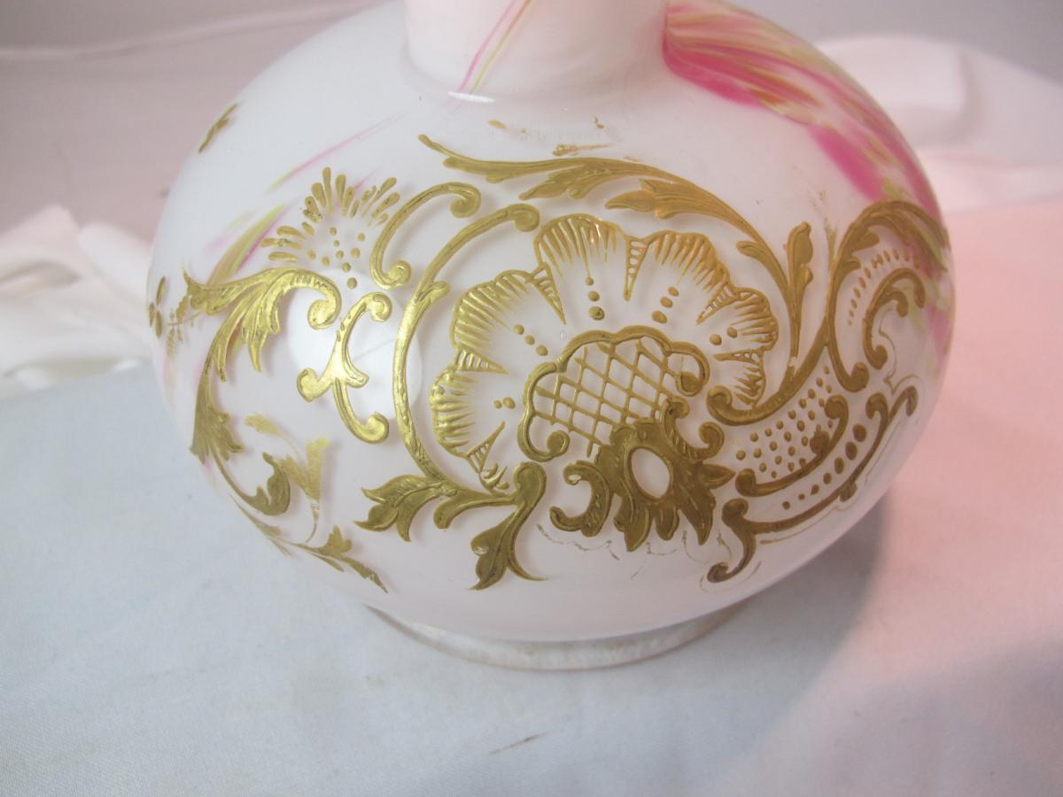 Vase Rosevase Glass Nineteenth Century-photo-2