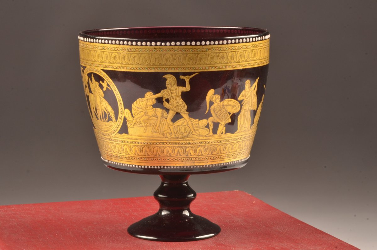 Gilt Glass Murano Cup.-photo-4