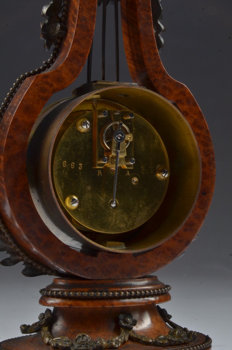 Clockset Bronze And Burlwood-photo-4