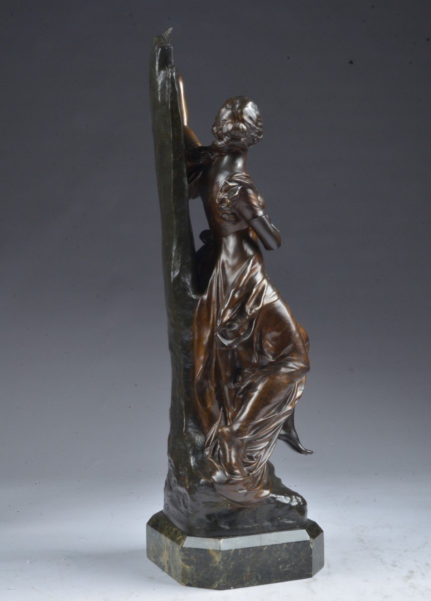 Bronze Signé E. Drouot. (1859-1945) -photo-3