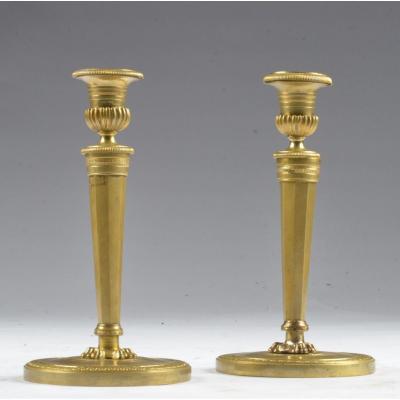 Pair Of Claude Galle Candelabra