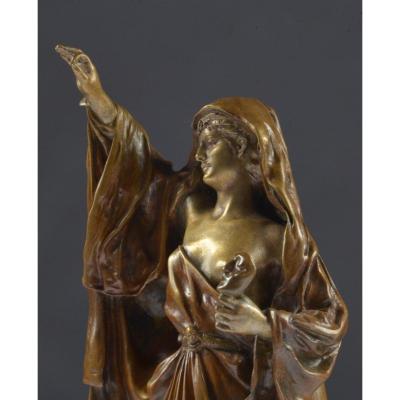 Bronze  Armand Guenard (1865-1925) Thalia Thalie