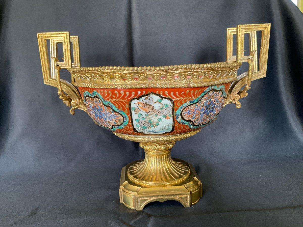 Porcelain Cup From Imari Napoleon III Late 19th Century -photo-4