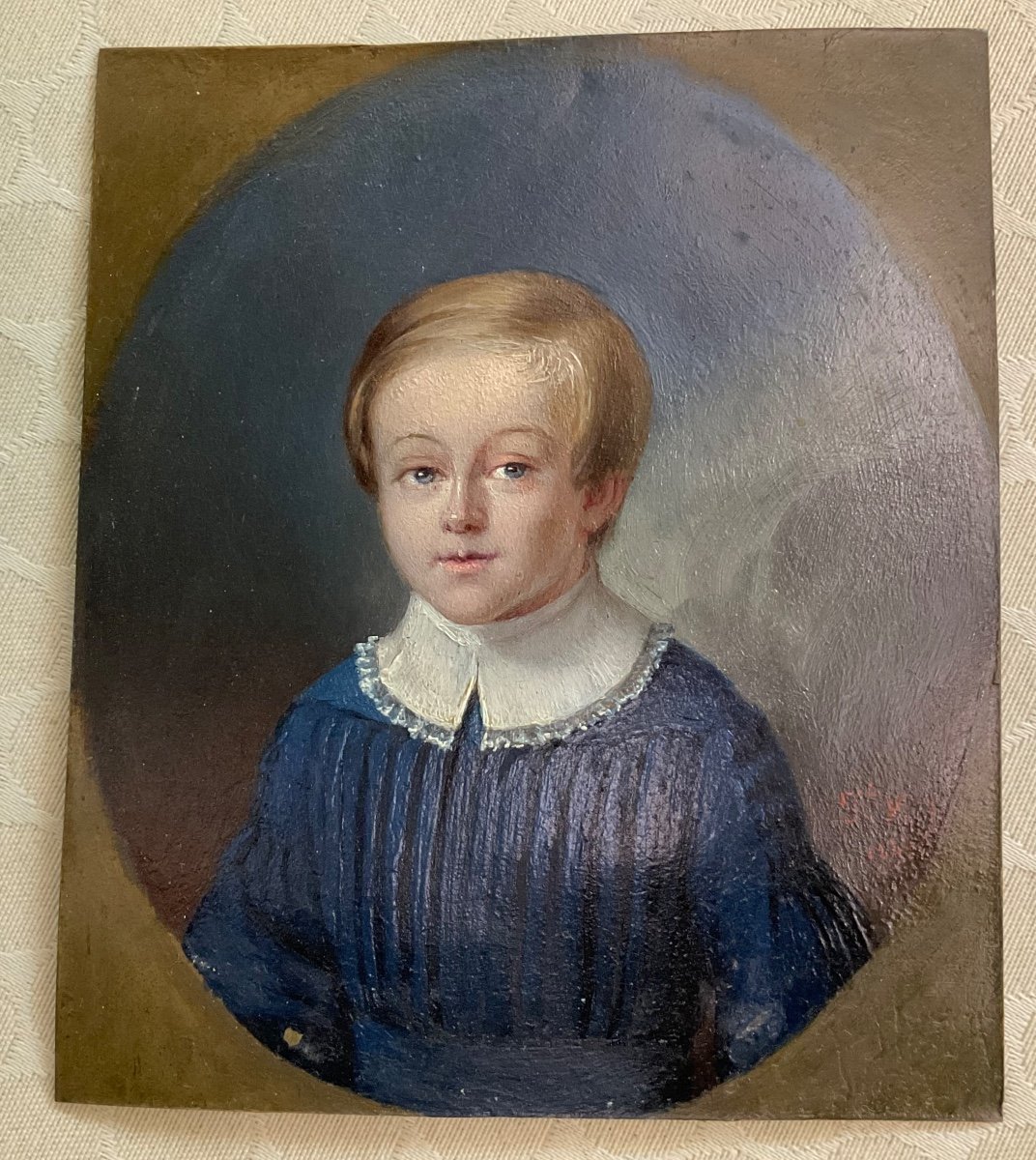 Portrait Of A Child Middle 19th Century -photo-6