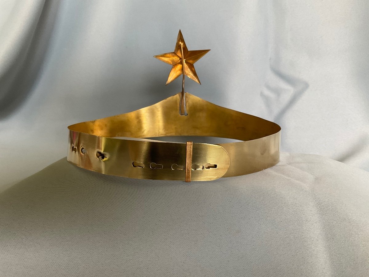 Brass Processional Crown-photo-4