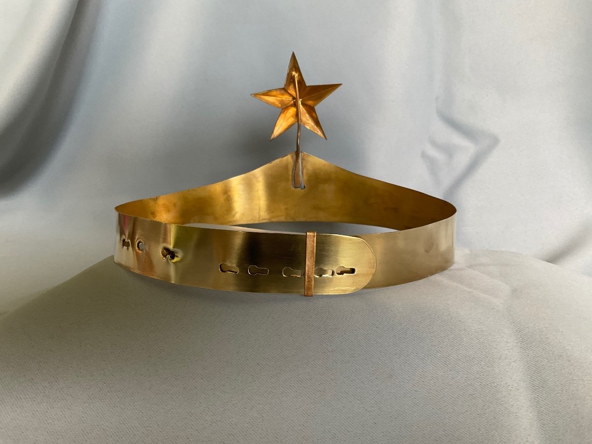 Brass Processional Crown-photo-4