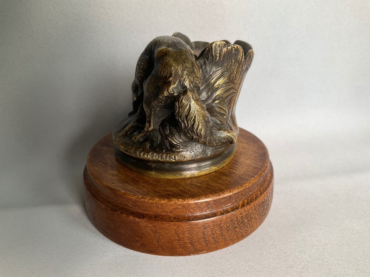 Bronze By Victor Chemin 1825/1901 Pyrogenic -photo-7