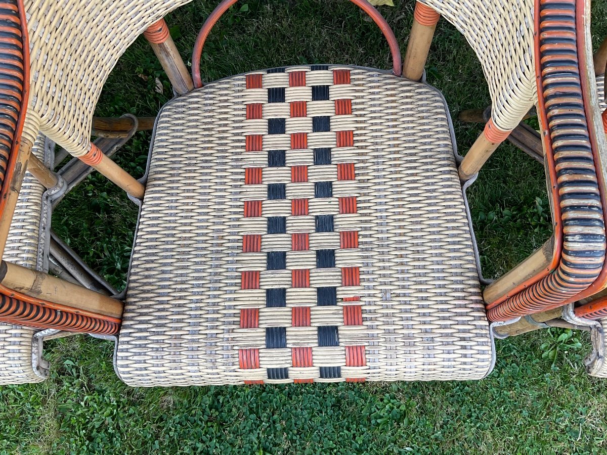 Rattan Living Room Early 20th Century -photo-6