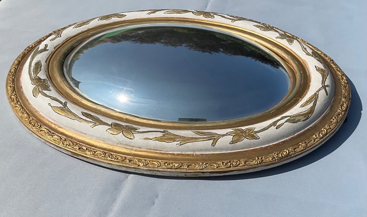 Miroir Ovale Sorcière Fin 19éme Siècle 