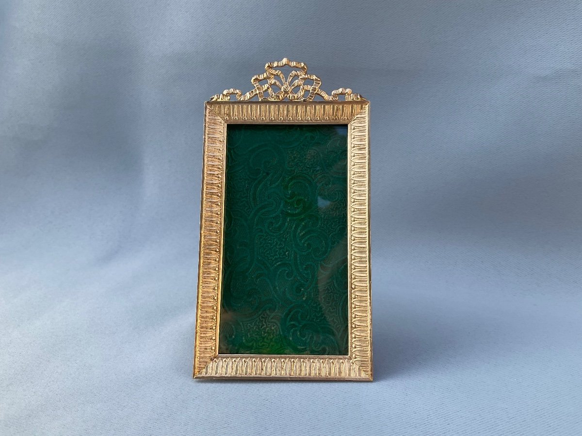 Louis XVI Napoleon III Style Bronze Frame-photo-1